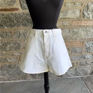 Levi's Women's White Jean Shorts